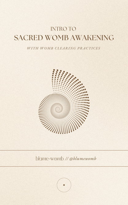 Intro to Sacred Womb Awakening Ebook